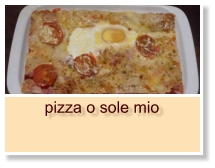 pizza o sole mio