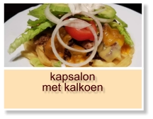 kapsalon met kalkoen