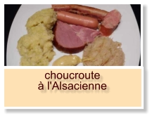 choucroute à l'Alsacienne