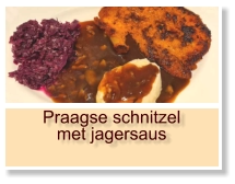 Praagse schnitzelmet jagersaus