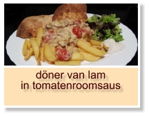 döner van lam in tomatenroomsaus