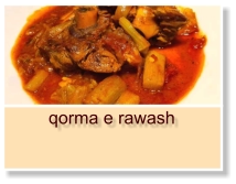 qorma e rawash