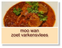 moo wanzoet varkensvlees