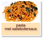 pasta met saliebotersaus