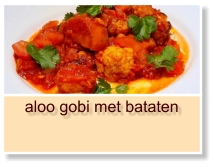 aloo gobi met bataten