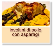 involtini di pollo con asparagi