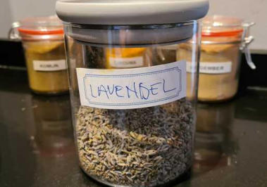 gedroogde lavendel